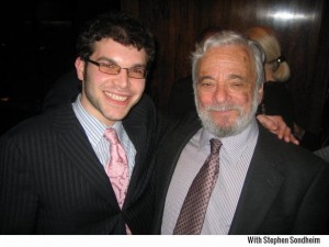 With Stephen Sondheim