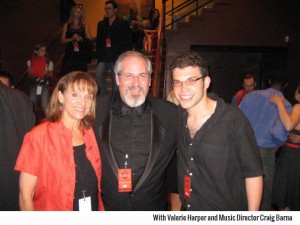 With Valerie Harper and Music Director Craig Barna