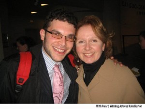 With award winning actress Kate Burton